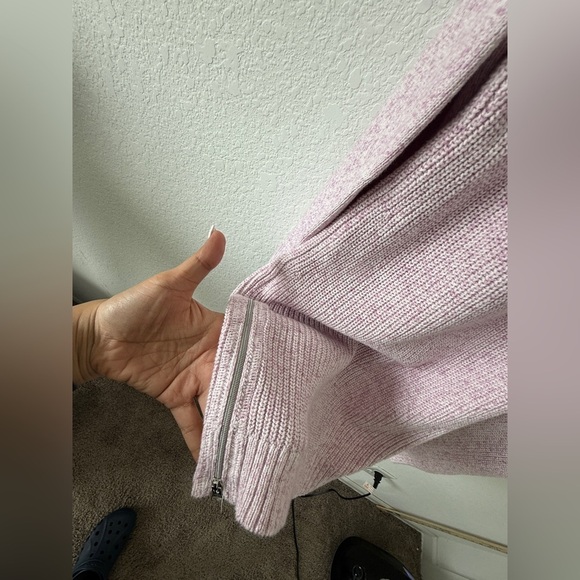 Talbots Soft Lavender Open-Front Cardigan - Picture 10 of 10